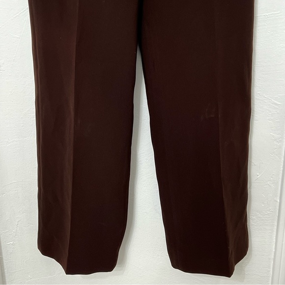 Le Suit Essentials Suit Slacks, Fully Lined, Concealed Side Zipper, Brown, Sz 8 - Picture 5 of 6